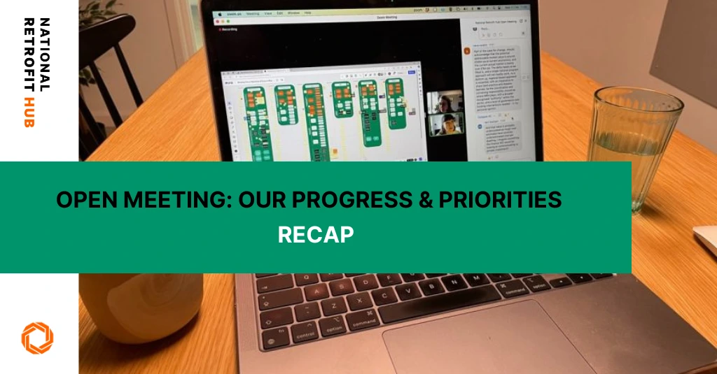 OPEN MEETING RECAP OUR PROGRESS & PRIORITIES banner